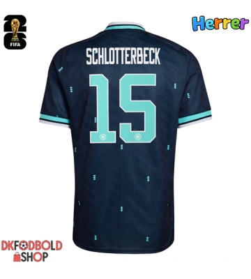 Tyskland Nico Schlotterbeck #15 Udebanetrøje VM 2026 Kort ærmer